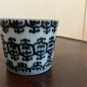 古伊万里　そば猪口　瓔珞紋