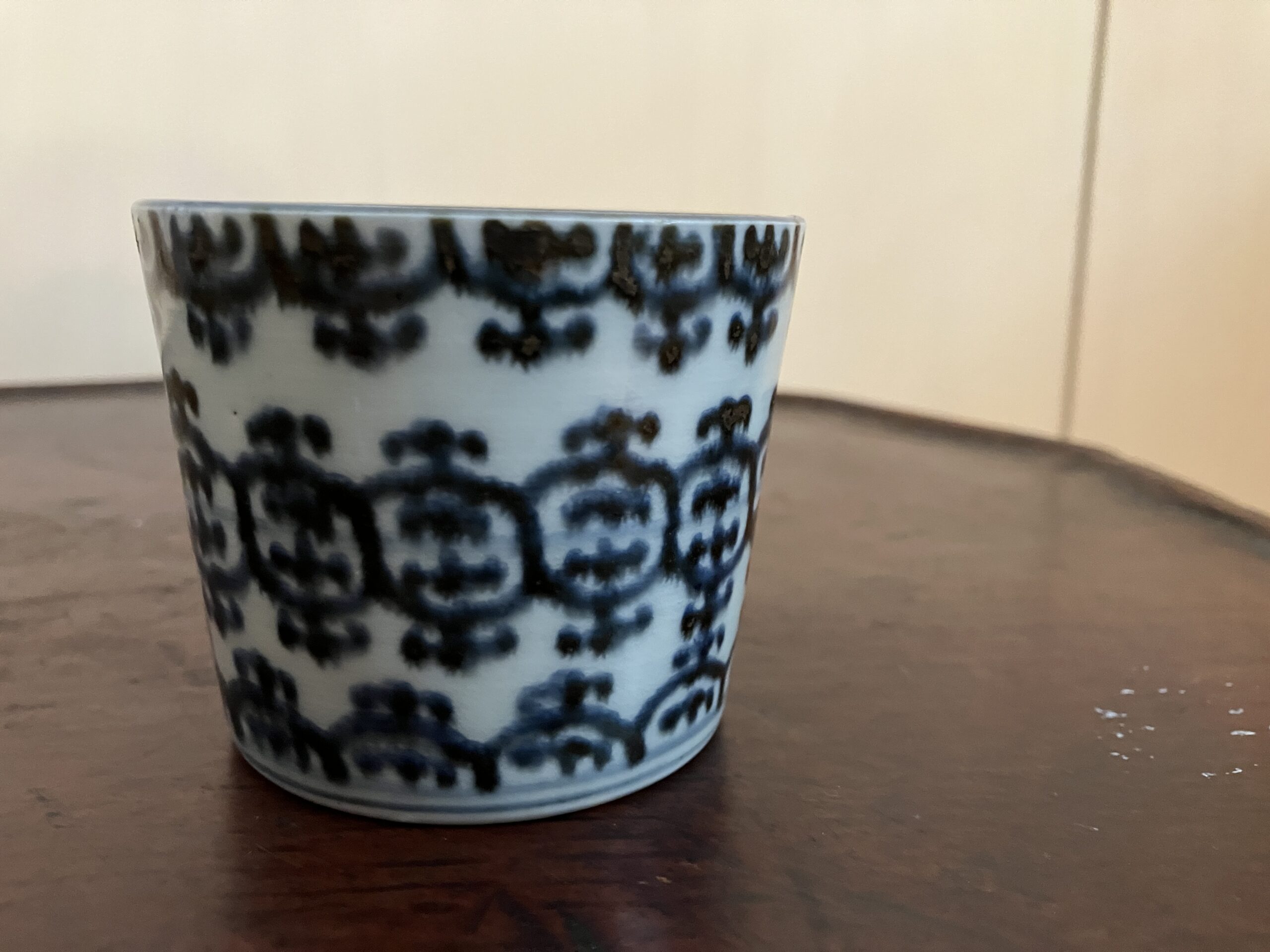 古伊万里 そば猪口 瓔珞紋