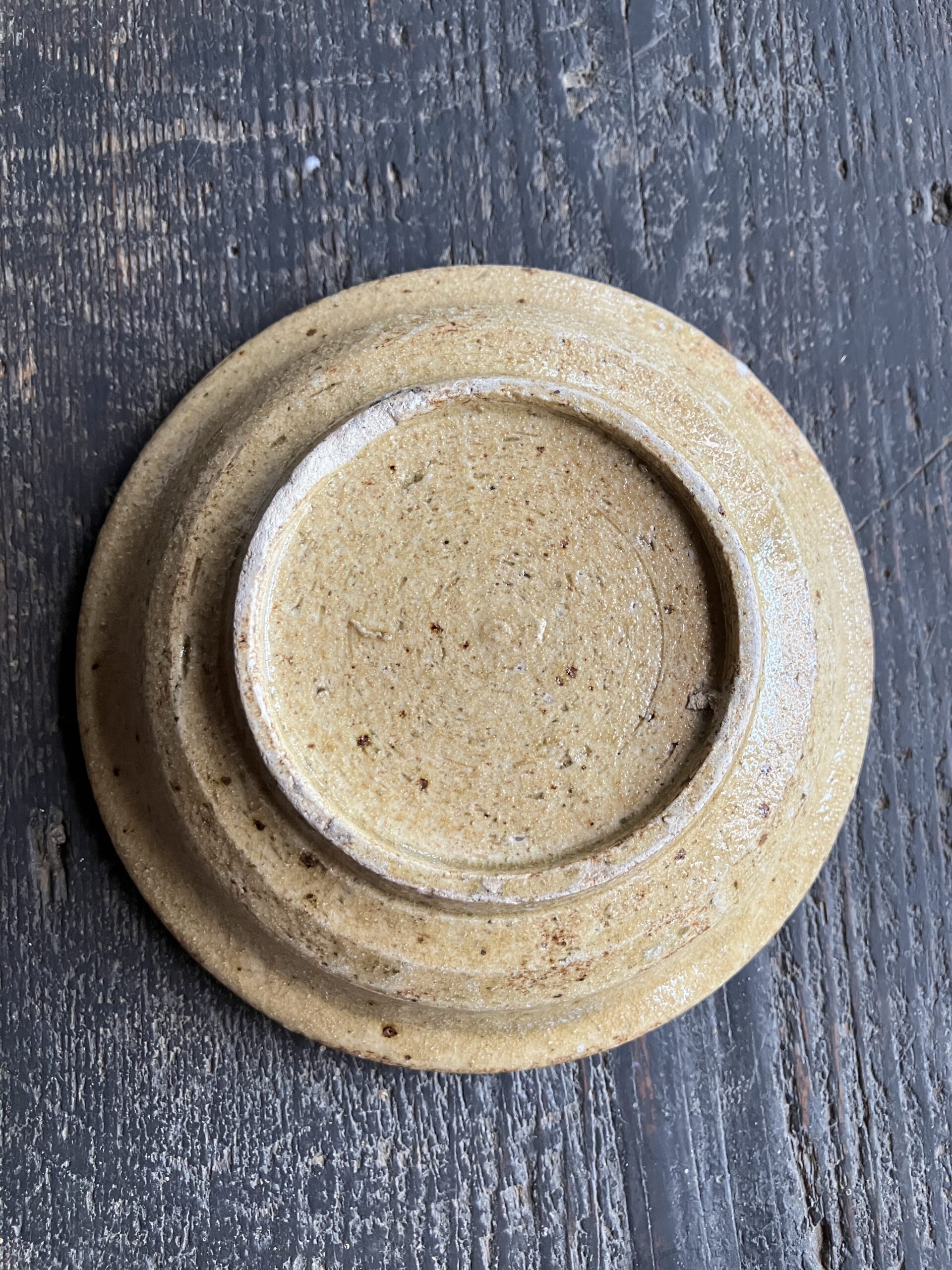 桃山時代 黄瀬戸 小皿 - 画像 (5)