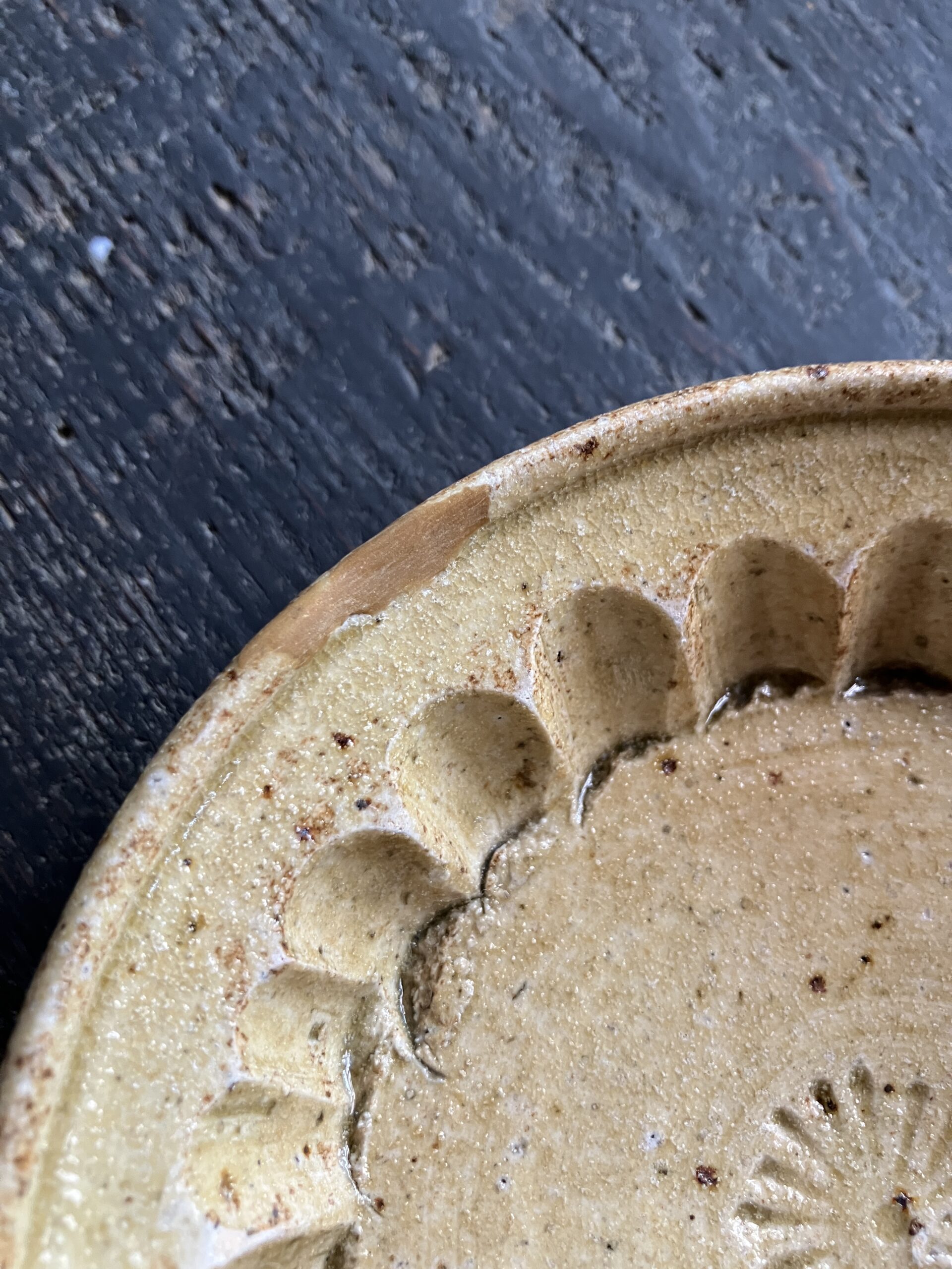 桃山時代 黄瀬戸 小皿 - 画像 (3)