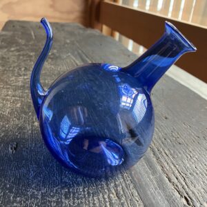 昭和期 吹きガラス 吸い飲み