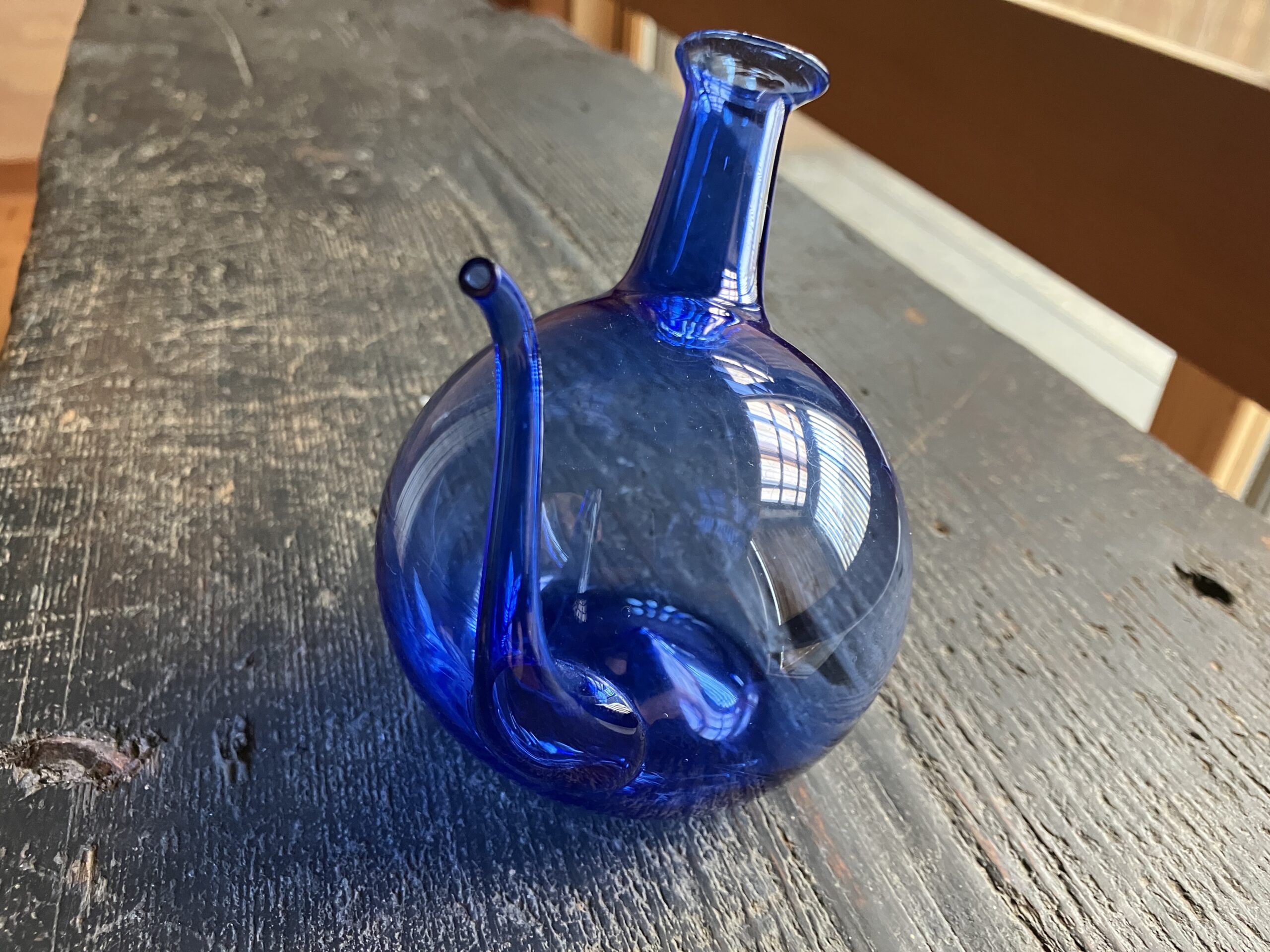 昭和期 吹きガラス 吸い飲み - 画像 (2)